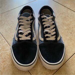 Unisex Dark Blue& Navy Blue Old Skool Vans